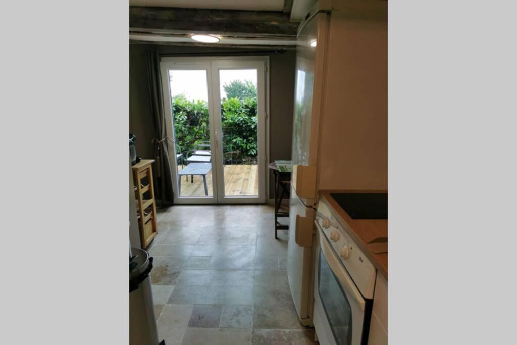 Apartament Le 3 De Coeur Avec Terrasse Honfleur Zewnętrze zdjęcie